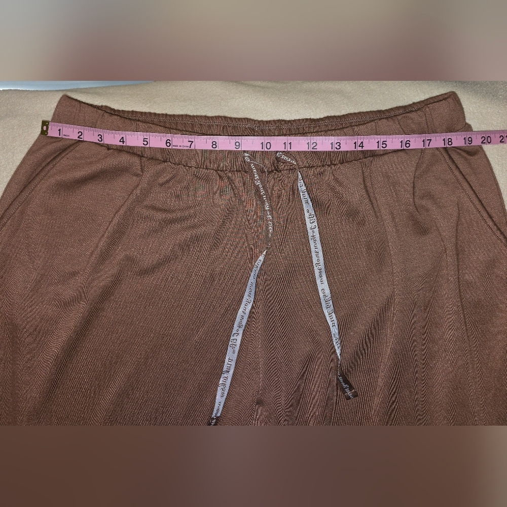 Muk Luks 1x Brown Women's Jog Suit (F) - Picture 6 of 11